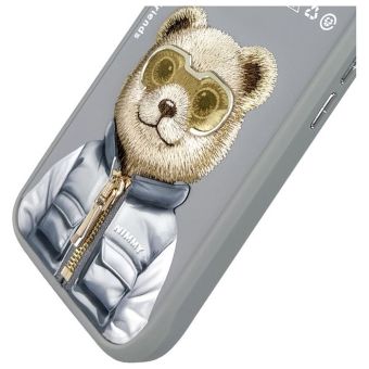NIMMY case COOL&CUTE 2.0 Bear for IPHONE 16 gray