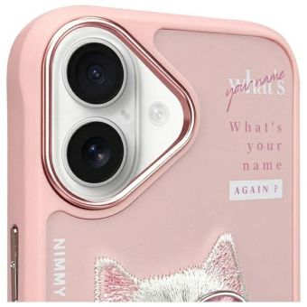 NIMMY case COOL&CUTE 2.0 Cat for IPHONE 16 pink