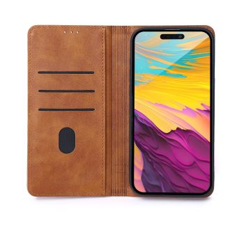 Obal Smart Seam Book Samsung Galaxy A16 4G A165/A16 5G A166 hnedý