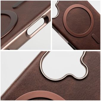 Obal GENTLEMAN MAG COVER Case MagSafe Apple iPhone 13 Pro hnedý