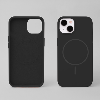 Obal Silicone Thin Mag Apple iPhone 17 Pro Max čierny