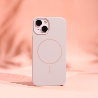 Obal Silicone Thin Mag Apple iPhone 17 Pro Max svetloružový