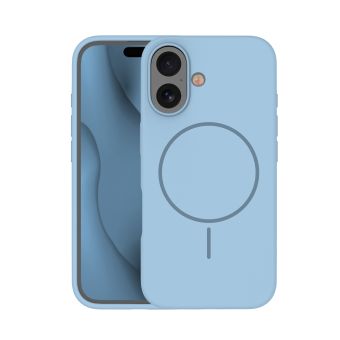 Obal Silicone Thin Mag Apple iPhone 17 svetlomodrý