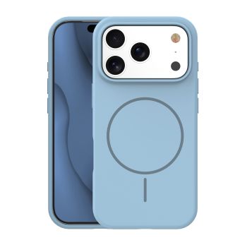 Obal Silicone Thin Mag Apple iPhone 17 Pro Max svetlomodrý