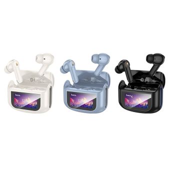 HOCO Bezdrôtové slúchadlá LCD Displej TWS ANC  Plus ENC EQ21 BT 5.4 - modré