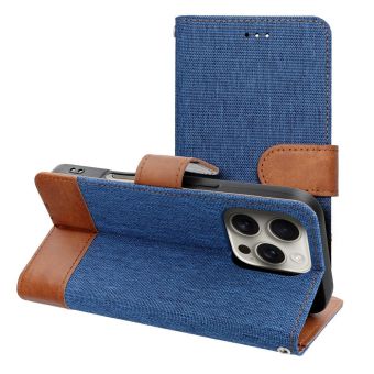 Obal Jeans Book Apple iPhone 17 Pro modrý