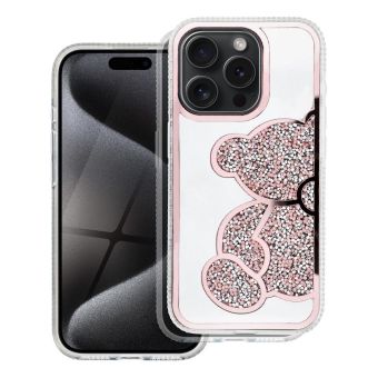 Obal TEDDY BEAR Apple iPhone 17 Pro Max ružový