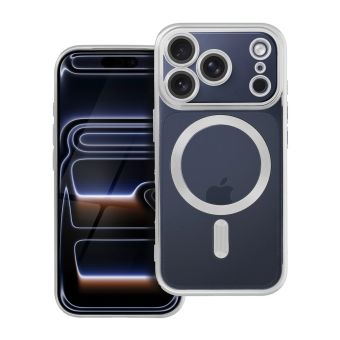 Obal ELECTRO MAG COVER MagSafe Apple iPhone 17 Pro strieborný