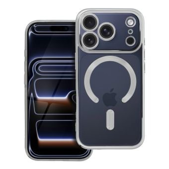 Obal ELECTRO MAG COVER MagSafe Apple iPhone 17 Pro strieborný