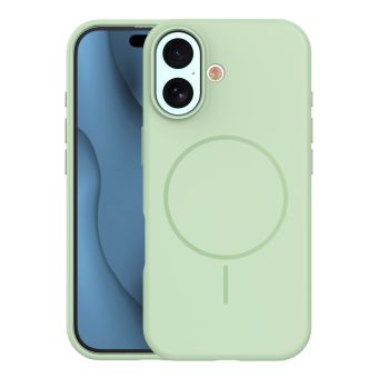 Silicone Thin Magsafe TPU iPhone 17 - zelené