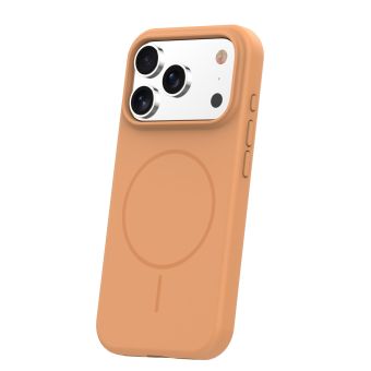 Silicone Thin Magsafe TPU  iPhone 17 Pro - oranžové