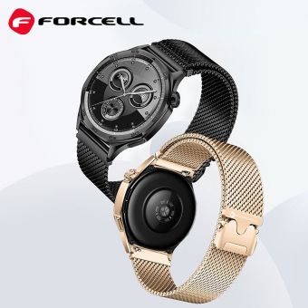 Remienok FORCELL F-DESIGN FS10 nehrdzavejúca oceľ Samsung Watch 20mm zlatý