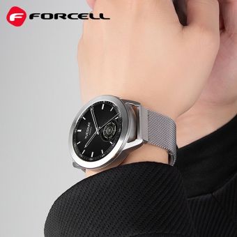 Remienok FORCELL F-DESIGN FS11 magnetický nehrdzavejúca oceľ Samsung Watch 22mm čierny
