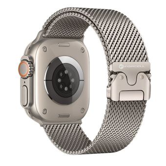 Remienok FORCELL F-DESIGN FA11 nehrdzavejúca oceľ Apple Watch 38/40/41mm striebroný