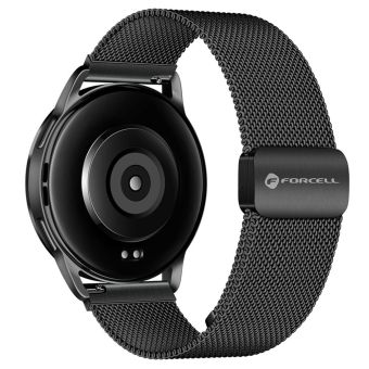Remienok FORCELL F-DESIGN FS11 magnetický nehrdzavejúca oceľ Samsung Watch 20mm čierny