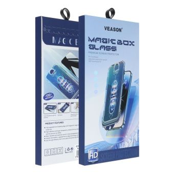Ochranné sklo Veason Easy-Install 6D Pro Apple iPhone 17 čierne