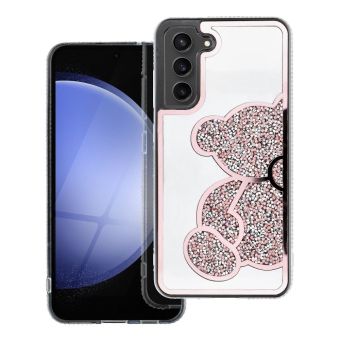 Obal TEDDY NEAR Samsung Galaxy A17 4G A175/A17 5G A176 ružový