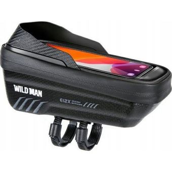 WILDMAN E12X, taška na bicykel na rám 1L (4-7), čierna