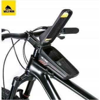 WILDMAN E12X, taška na bicykel na rám 1L (4-7), čierna