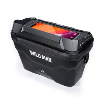 WILDMAN XT8, taška na bicykel na riadidlá 3L (4-7), čierna