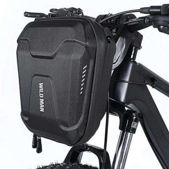 WILDMAN E8, taška na bicykel na riadidlá 3L, čierna
