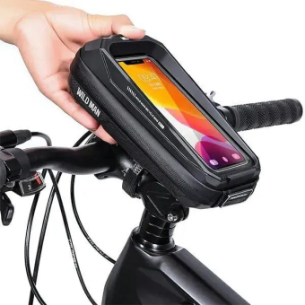 WILDMAN MS33, taška na bicykel na rám 0.6L (4-7), čierna