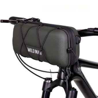 WILDMAN GD8, taška na bicykel na riadidlá 2L, zelená