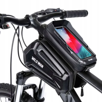 WILDMAN MS66, taška na bicykel na rám 1.2L (4-7), čierna
