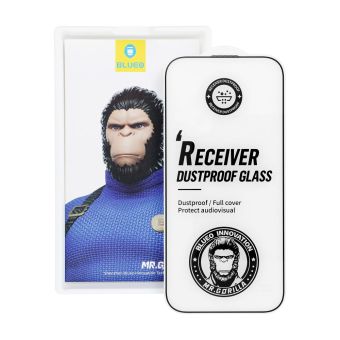 Ochranné sklo Blueo Mr. Monkey Glass 5D Receiver Dustproof HD Apple iPhone 17 čierne