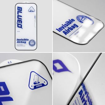 Ochranné sklo Blueo Mr. Monkey Glass 5D 3D Invisible Airbag Anti-broken Apple iPhone 17 čierne