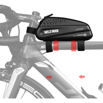 WILDMAN EX, tačka na bicykel na rám 1L, čierna