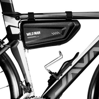 WILDMAN E4, taška na bicykel na rám 1.5L, čierna