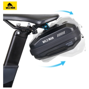 WILDMAN M90, taška na bicykel pod sedadlo 1L (4-7), čierna
