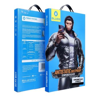Ochranné sklo Blueo Mr. Monkey Glass 5D Antistatic Dustproof Apple iPhone 17 čierne