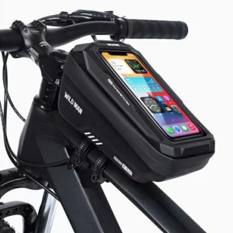 WILDMAN XS2, taška na bicykel na rám 1L (4-7), čierna