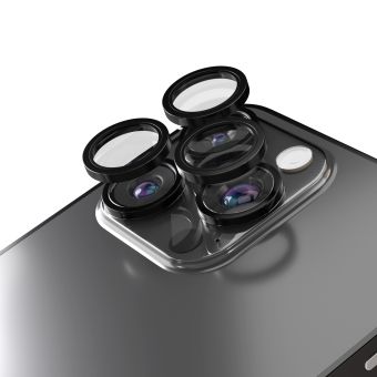 Ochranné sklo na fotoaparát Etteri Camera Lens Protector Apple iPhone 16 Pro/16 Pro Max čierne