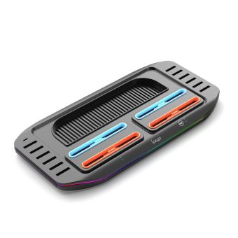 iPega SW2210 multifunkčný nabíjací RGB stojan pre Nintendo Switch 2 čierny