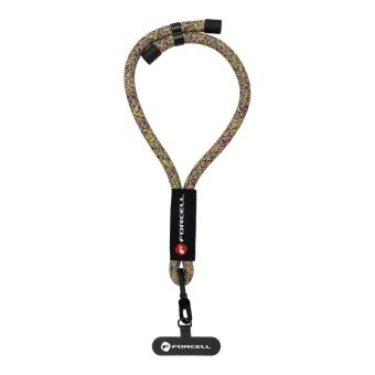 FORCELL F-DESIGN R10X40, šnúrka na zápästie, 20cm, zeleno-ružovo-fialová