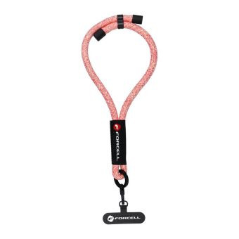 FORCELL F-DESIGN R10X40, šnúrka na zápästie, 20cm, ružovo-biela
