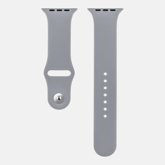 Remienok OBAL:ME Silikón Apple Watch 42-49mm M-L sivý