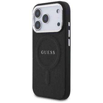 Obal Guess PU Saffiano MagSafe Apple iPhone 17 Pro GUHMP17LPSAREGSK čierny
