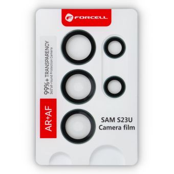 Ochranné sklo na fotoaparát Forcell Premium Camera Lens Samsung Galaxy S23 Ultra 5G S918 zelené