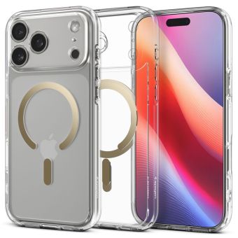 SPIGEN ULTRA HYBRID MAG MagSafe IPHONE 17 Pro Max clear gold