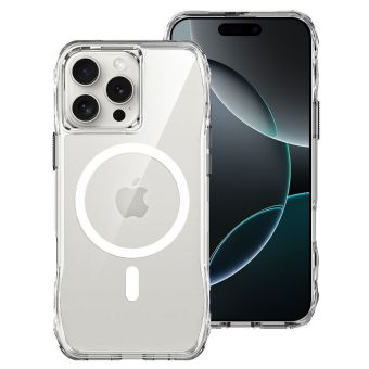 Roar Slim TPU/TPC Magsafe Defender iPhone 16 Pro - transparentný