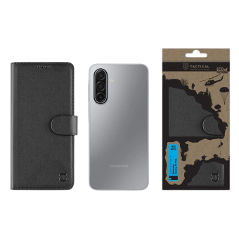Tactical Field Notes Book Samsung A17 LTE/5G - čierne (s prackou)
