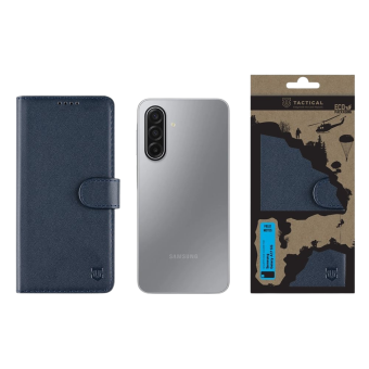 Tactical Field Notes Book Samsung A17 LTE/5G - modré (s prackou)