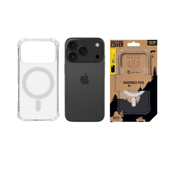 Obal Tactical MagForce Plyo Apple iPhone 17 Pro transparentný