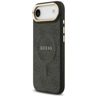 Obal Guess PU Leather 4G Gold Frame MagSafe Apple iPhone Air GUHMP17MP4MSEGCK čierny