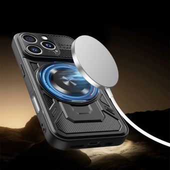 Defender Armor Magsafe Ring TPU/TPC iPhone 13 - čierne