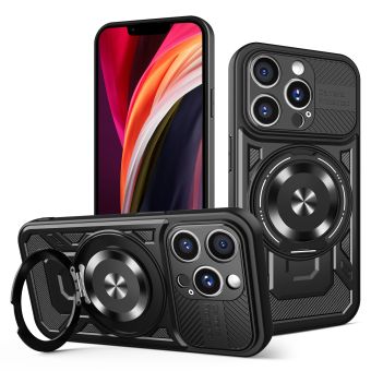 Defender Armor MagSafe Ring TPU/TPC iPhone 14 Pro - čierne